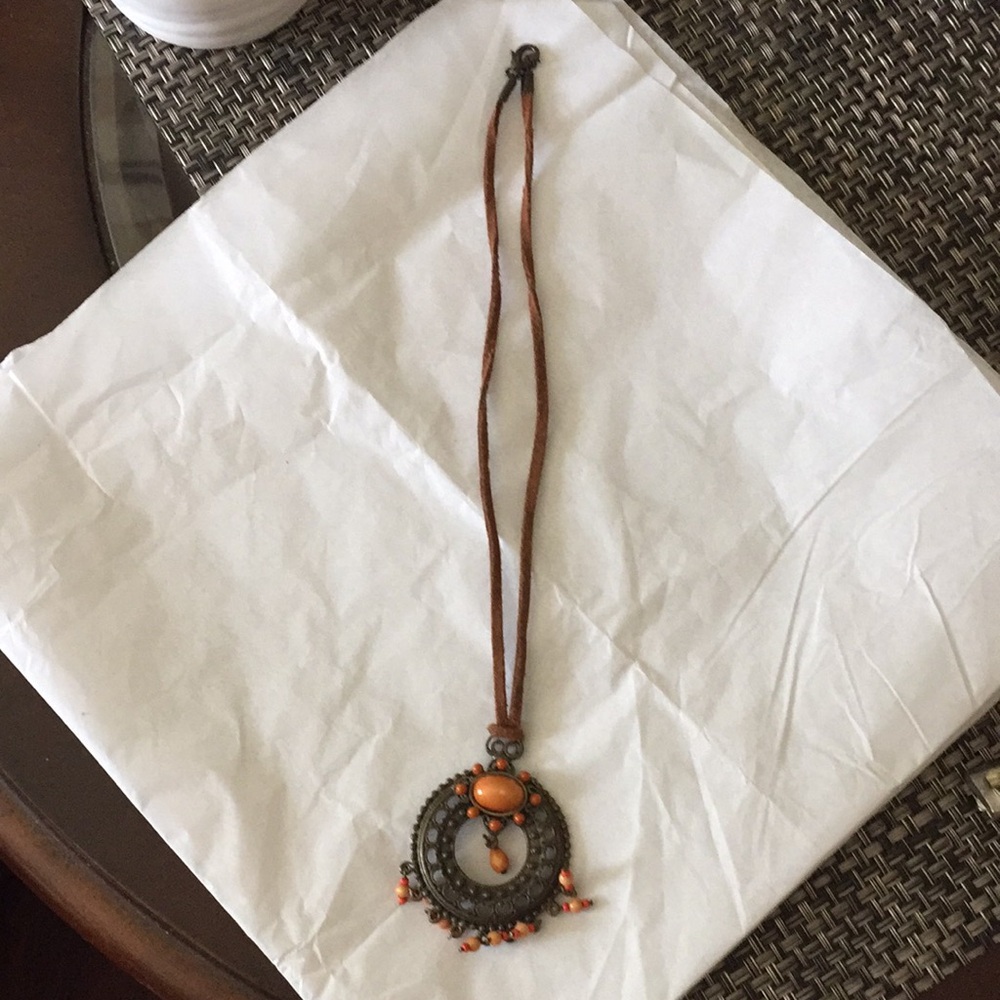 Aztec Necklace color brown